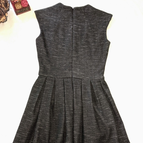 Talula Charcoal Sleeveless Waldorf Dress Size 0 - Picture 3 of 7